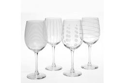 Cheers White Wine Glasses, Set of 4