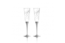 Love Story Toasting Flute Glasses, Set of 2