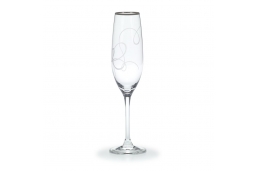 Love Story Platinum Flute Glass