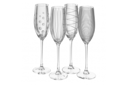 Cheers Flutes, Set of 4