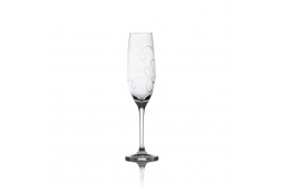 Love Story Crystal Champagne Flute Glass