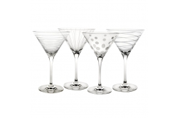 Cheers Martini Glass, Set of 4