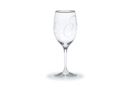 Love Story Platinum Wine Glass