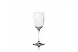 Love Story Crystal Wine Glass